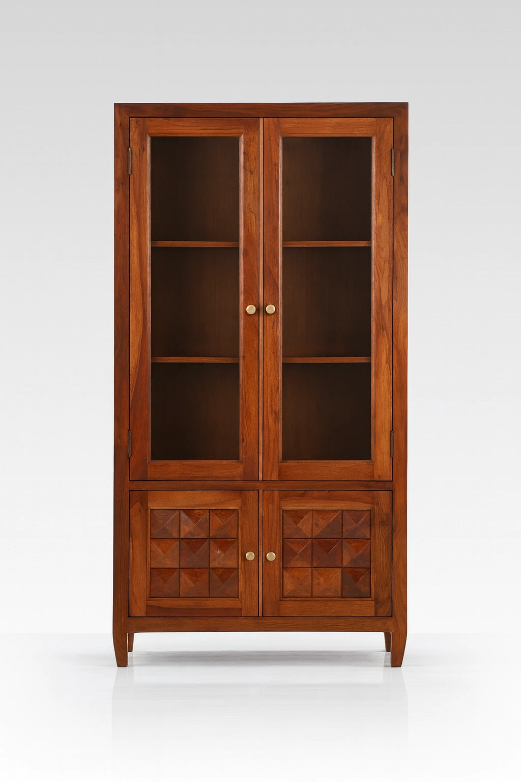 Magadha Wooden Bookshelf 2 Door