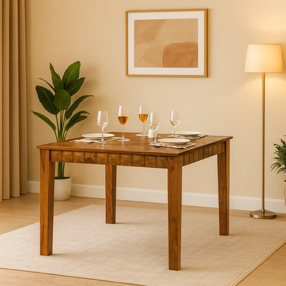 Magadha Four Seater Wooden Dining Table