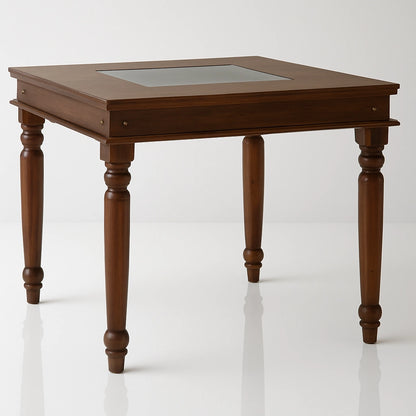 Casa Wooden Dining Table 4 Seater Set