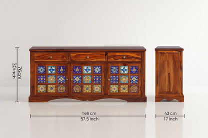 Casa Wooden 3 Side Board