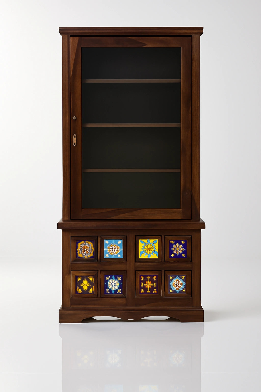 Casa Contemporary Sheesham Wood Bookshelf