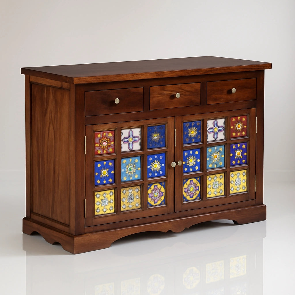 Casa Contemporary Sheesham Wood Sideboard