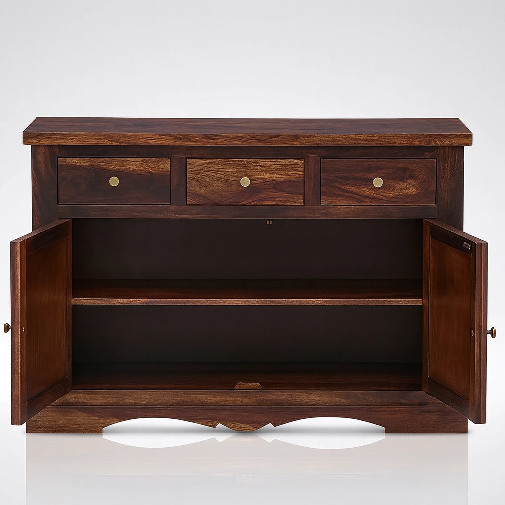 Casa Contemporary Sheesham Wood Sideboard