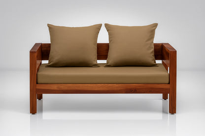 Casa Sheesham Wooden 2 Seater Sofa