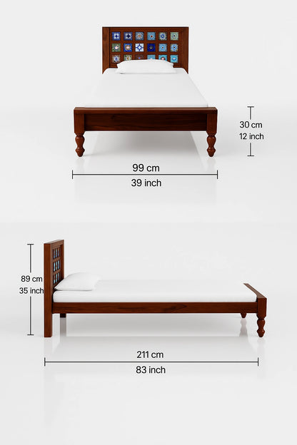 Casa Wooden Single bed