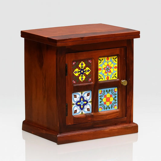 Casa Wooden Bed Side Table