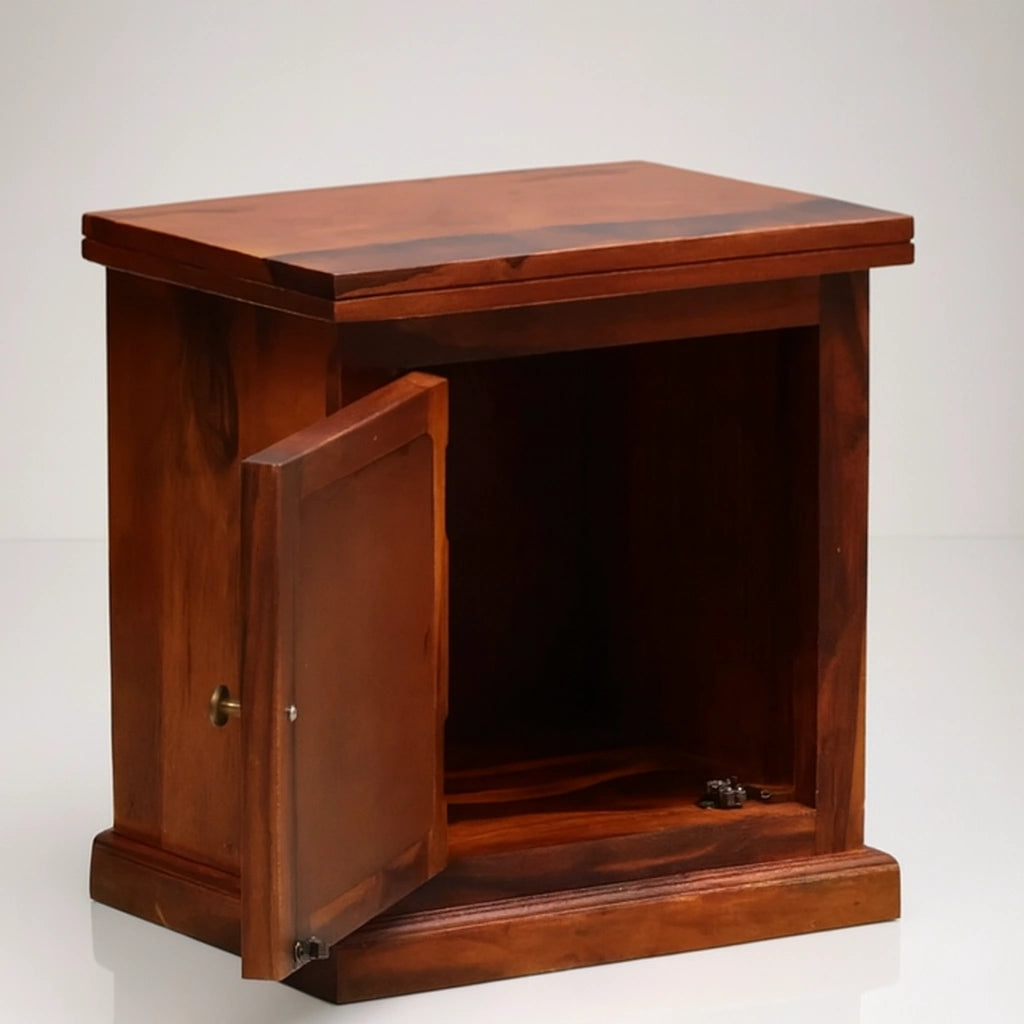 Casa Wooden Bed Side Table