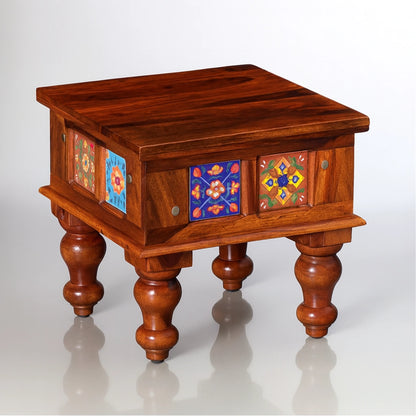 Casa Sheesham Wood Bed Side Table