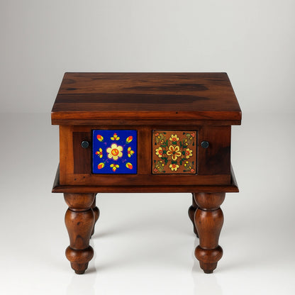 Casa Sheesham Wood Bed Side Table