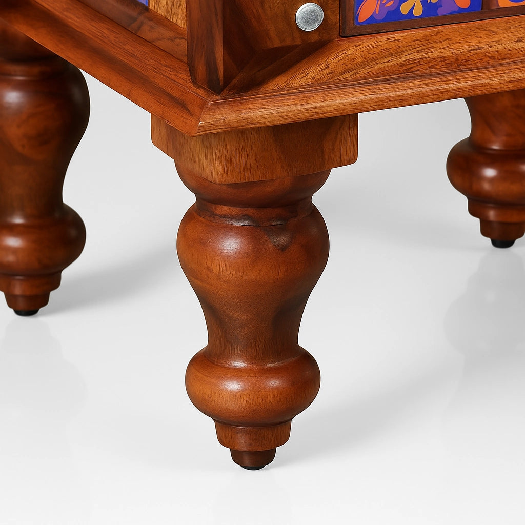Casa Sheesham Wood Bed Side Table