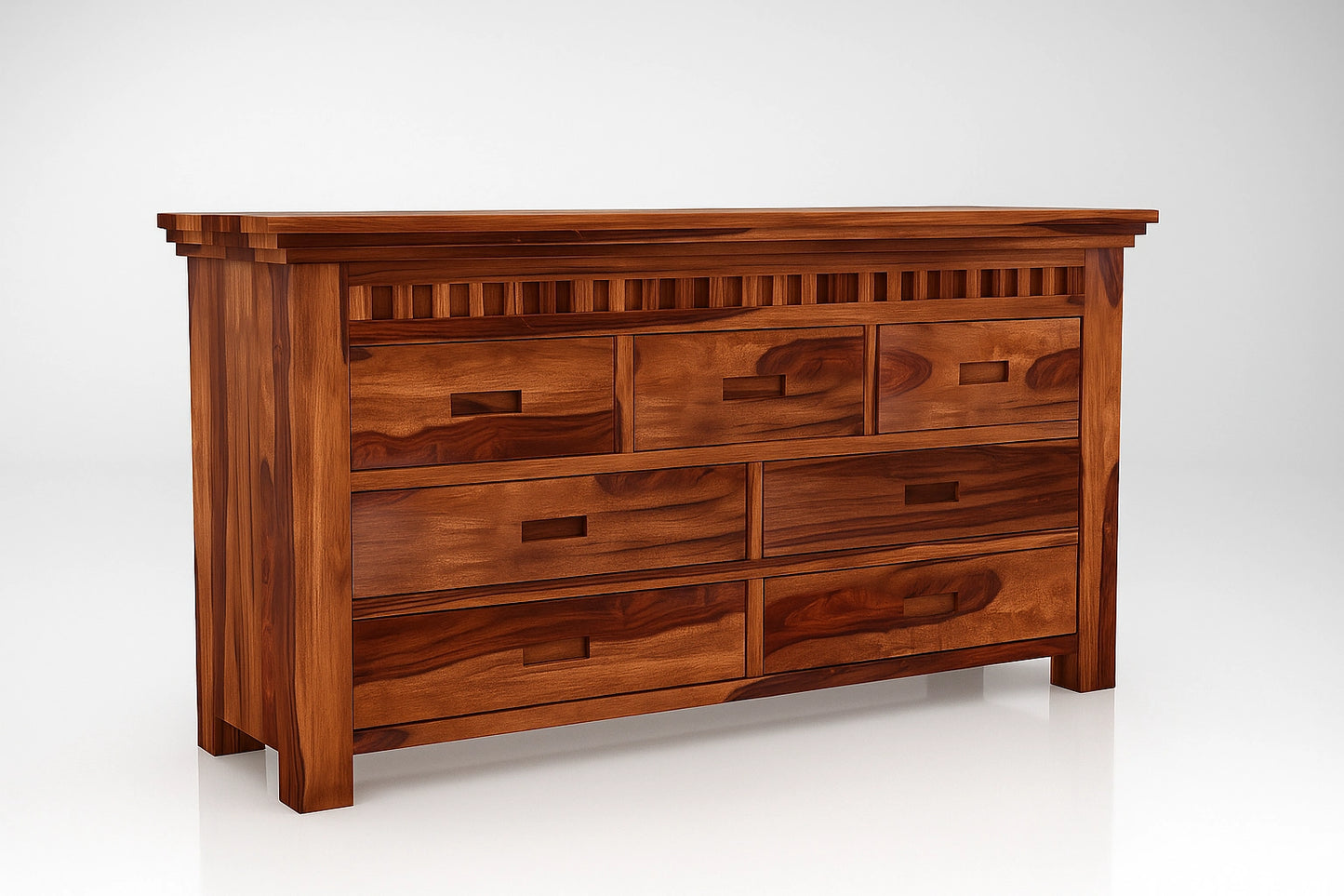 Adolf 7-Drawer Wooden Chest Of Drawers