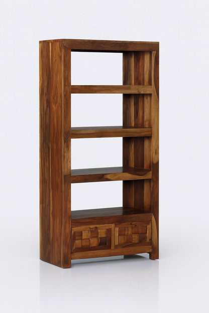 Niwar Solid Wooden Bookshelf