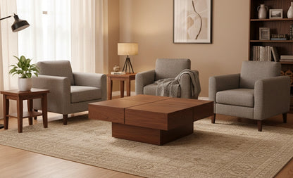 Parn Center Table in Sheesham Wood