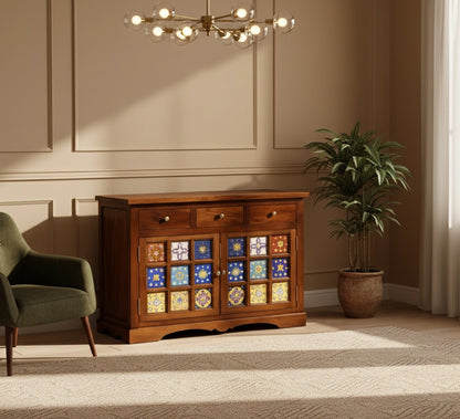 Casa Contemporary Sheesham Wood Sideboard