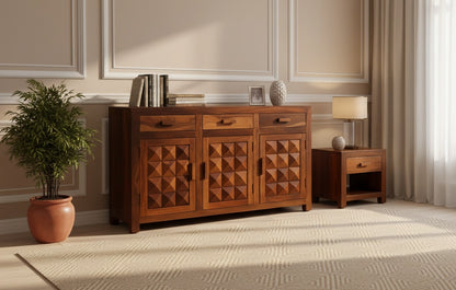 Magadha Wooden Side Board