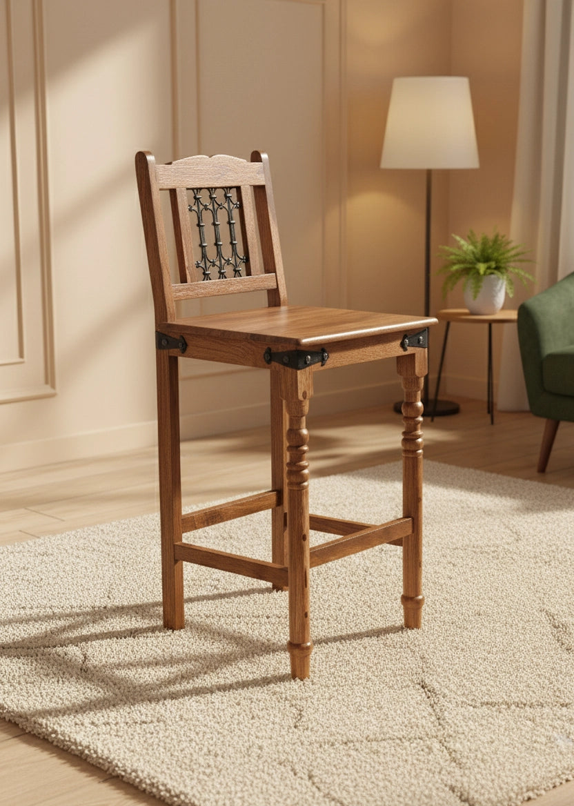 Lexus Wooden Bar Stool