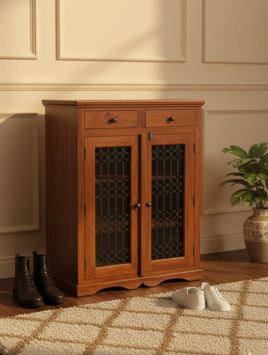 Lexus Wooden Shoe Rack 2 Door
