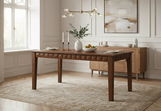 Magadha Six Seater Wooden Dining Table