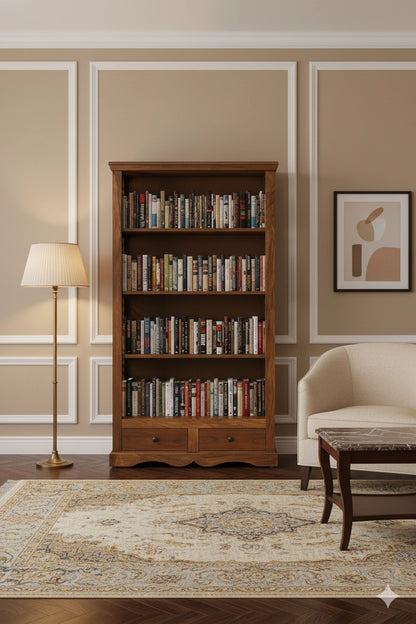 Lexus Sheesham Wood Bookshelf