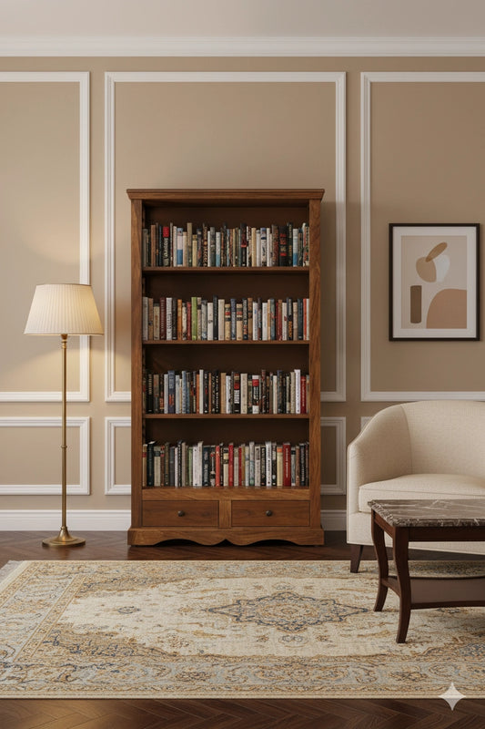 Lexus Sheesham Wood Bookshelf
