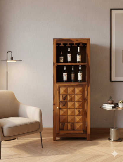 Magadha Sheesham Wood Bar Cabinet