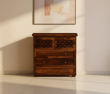 Roots Wooden Chest Of Drawers