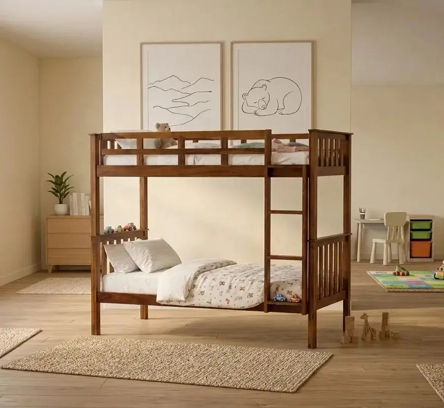 Aryvara Wooden Bunk Bed