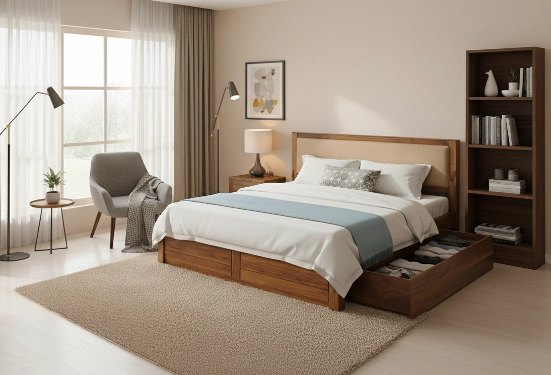 Antara Single Drawer Storage for King Bed