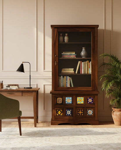 Casa Contemporary Sheesham Wood Bookshelf